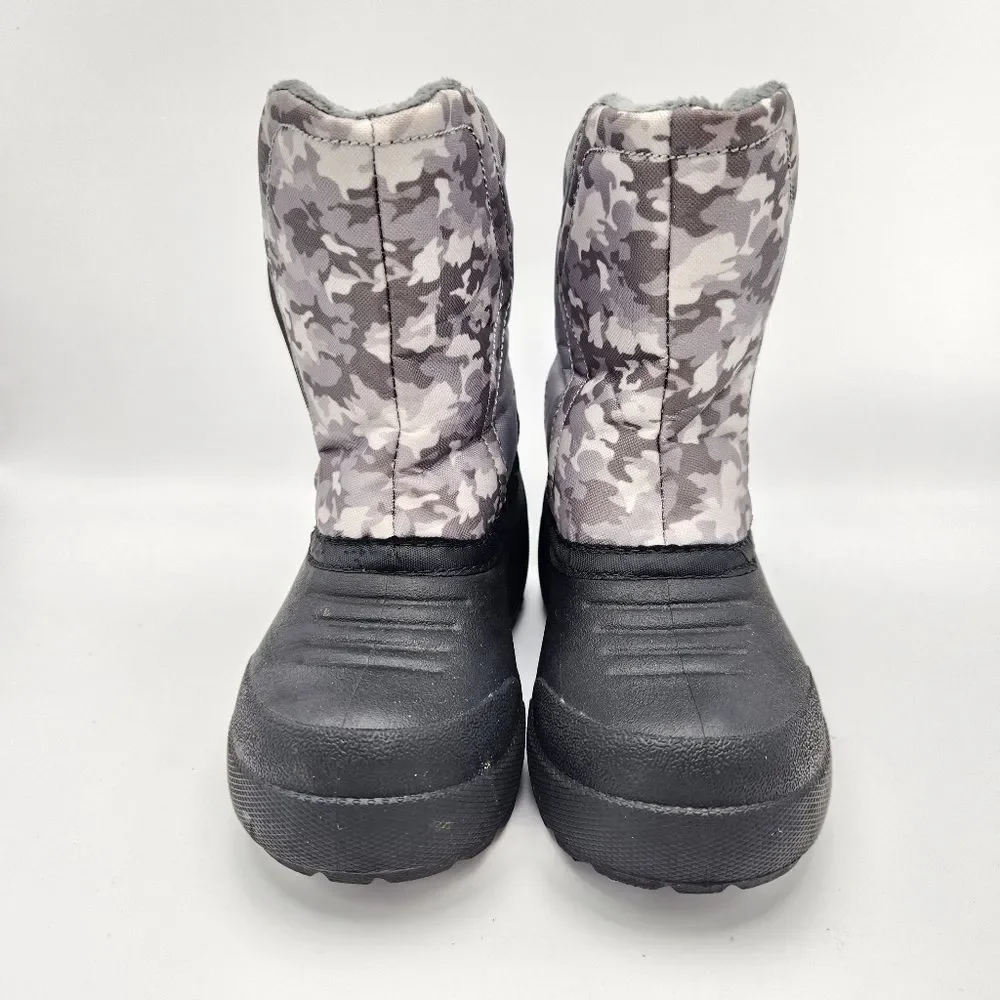 Northside Flurrie Snow Boots Grey Camo Insulated Toddler Boys 8 Gorpcore